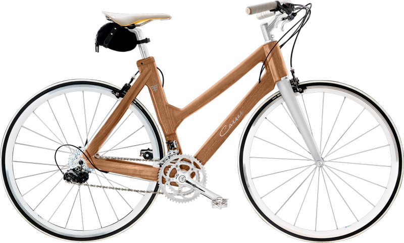 City bike da donna di design fatta a mano