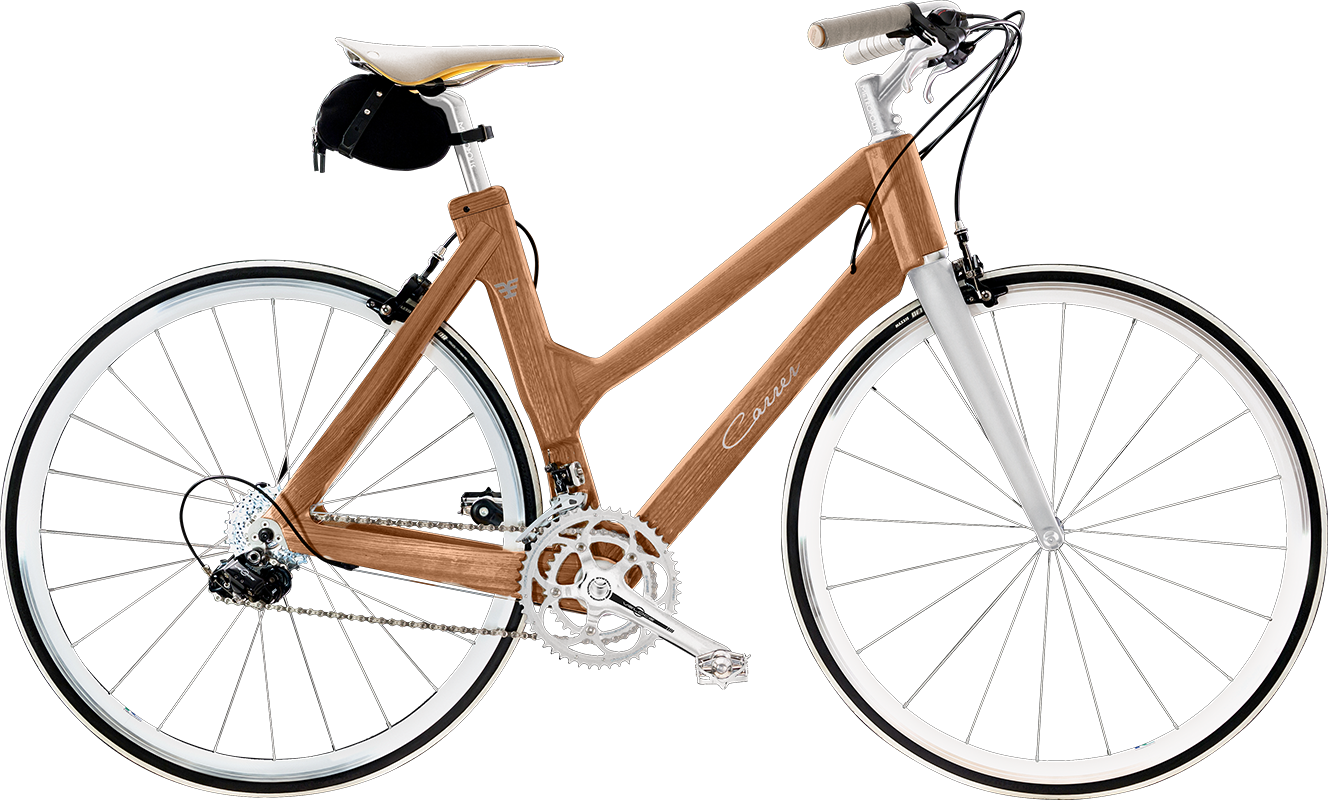 City bike da donna di design fatta a mano