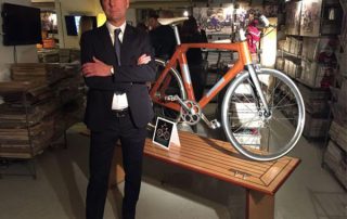 Gianni Carrer e la sua city bike di design