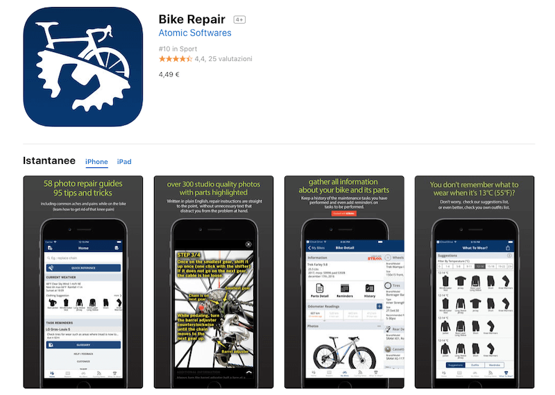 App per ciclisti
